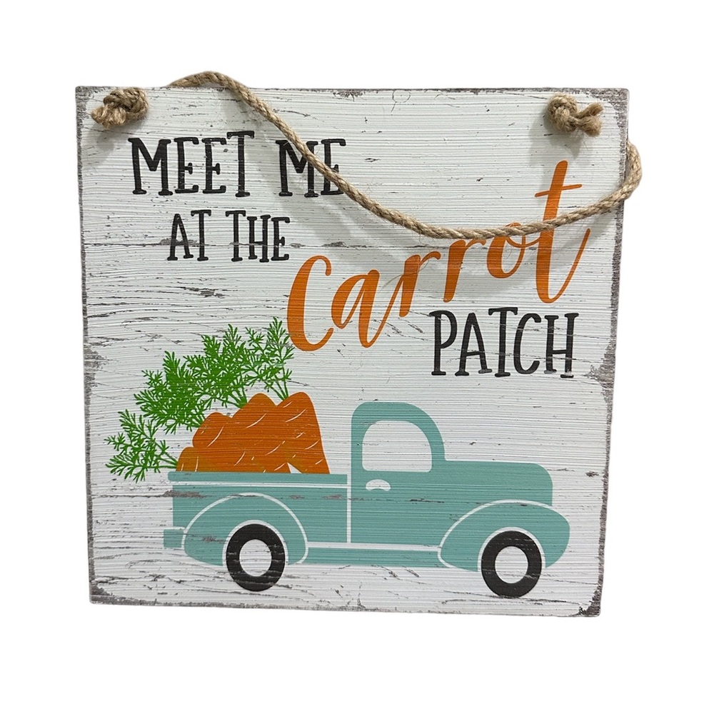 Easter, Spring Decor Wooden Sign, Rustic